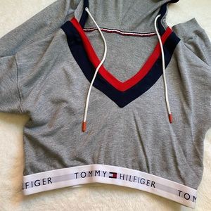 Tommy Hilfiger Cropped Retro Hoodie